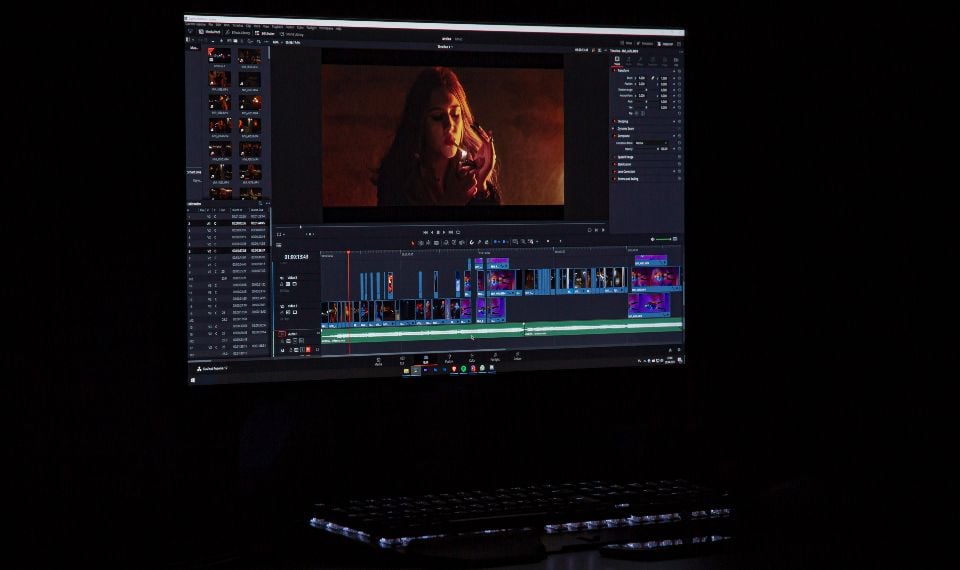 How to choose and add music in Davinci Resolve